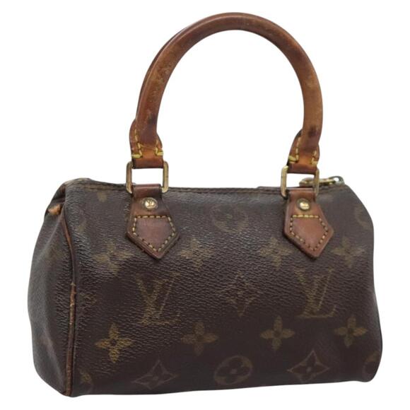 LOUIS VUITTON Monogram Mini Speedy Hand Bag M41534